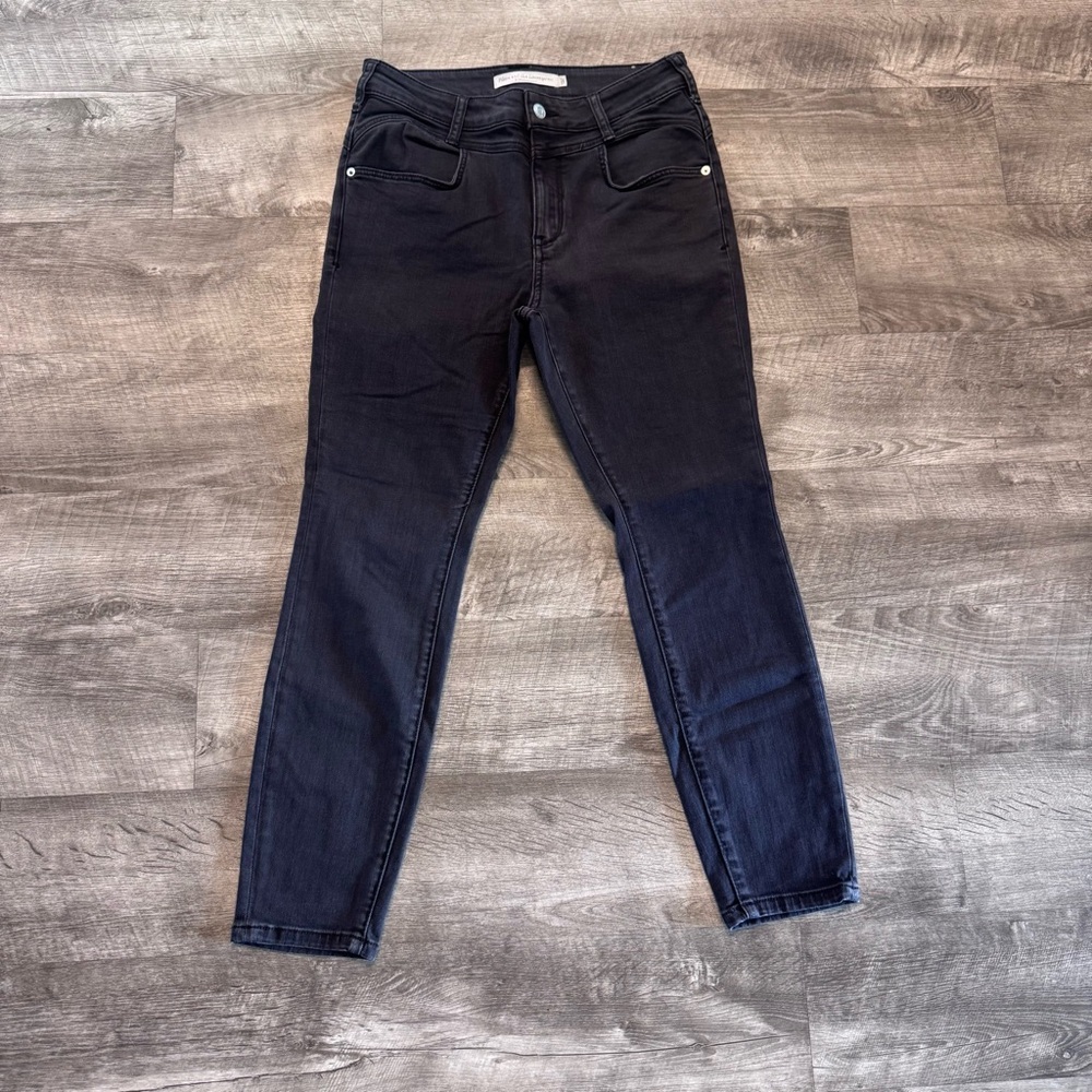 Pilcro and the Letterpress Dark Blue Skinny Jeans